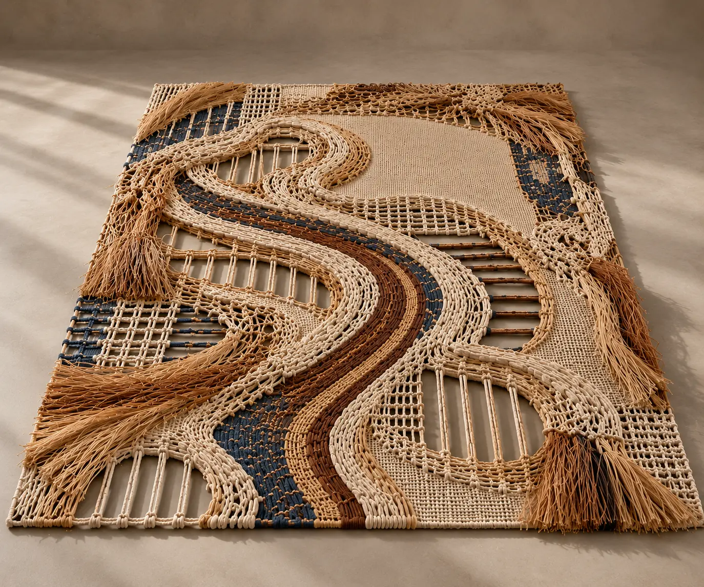 Kanvo & cotton — the material of Haute Culture Carpet